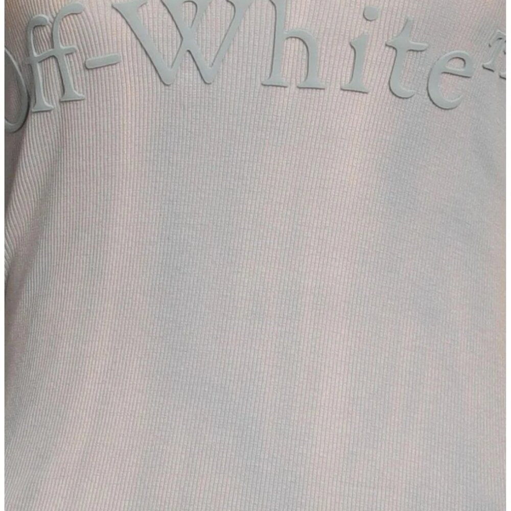 NWT Off-White Laundry Rib Rowing Mini Dress Beige NWT Size 40 (10 US) Stretch - Picture 3 of 5